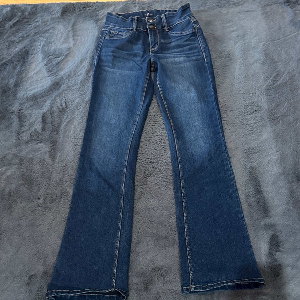 Classic Blue Wide Leg Jeans
